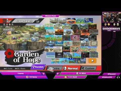 SW 103   Cosmos + Karna vs Denti + Blink   Winners Finals Smash 4