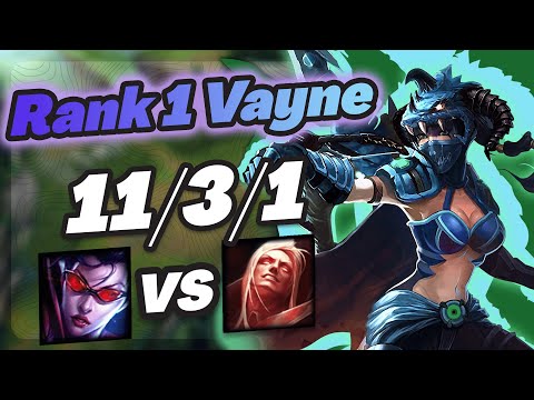 Vayne Vs Vladimir - Challenger Gameplay Rank 1 Vayne