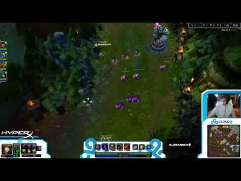 C9 Sneaky Caitlyn vs Jinx [Challenger Ranked solo queue AD]
