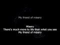 Metallica - My Friend Of Misery Lyrics (HD)