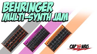 Big Multi-Synth Jam Performance Featuring : CRAVE / EDGE / GRIND and SEQTRACK