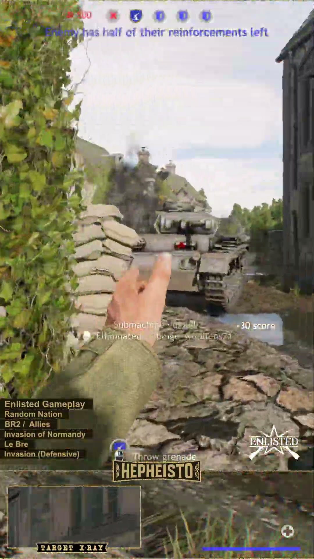Assaulter eliminates Panzer III J with Explosive Pack