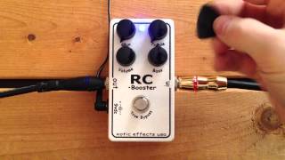 Video thumbnail for 5 Minutes with the Xotic Effects RC Booster - Pedal Demo by Ryan Kiesshauer