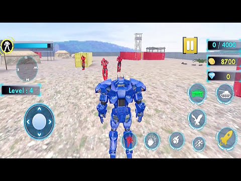 Tank Robot Game 2020 | Police Eagle Robot Car Game - transforming robot game - robot