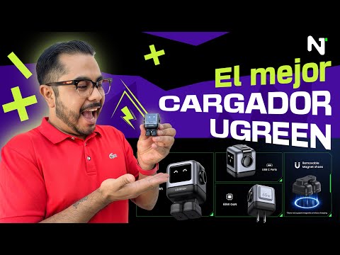 Parece un robot, pero es un cargador. Funciona con MacBook y iPhone e integra una pantalla inteligente