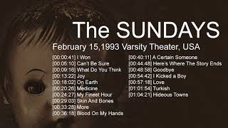 The Sundays - Live at Varsity Theater, Baton Rouge, Usa, February 15, 1993