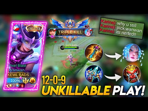 TOP 1 SUPREME WANWAN GOD MODE ON! + HOW TO COUNTER YOUR ENEMY WITH THIS BUILD! - MLBB