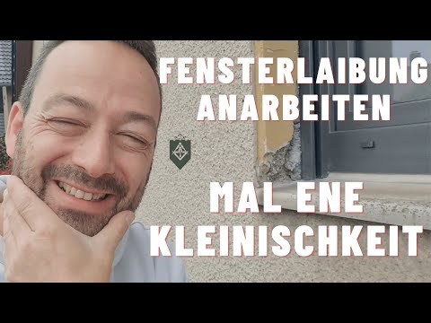 Even small things need to be done! Repairing window reveals – a plasterer's daily work.