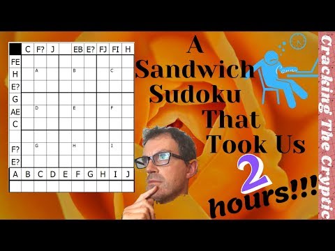 A Sandwich Sudoku That Took Us 2 Hours!!