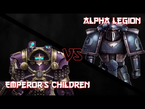 Horus Heresy Primarch Battle Report - Emperor's Children vs Alpha Legion - 4000pts