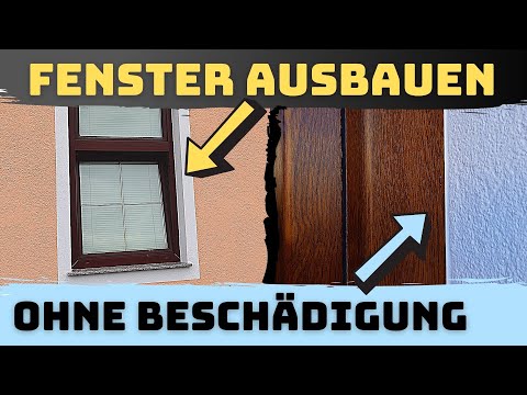 Fenster ausbauen & aushängen - Alte Fenster / Balkontüre entfernen - Fenster tauschen Altbau