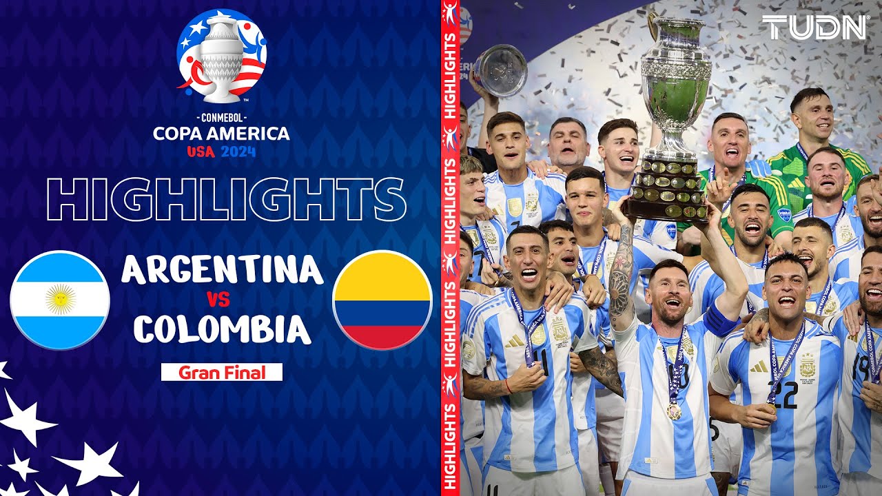 HIGHLIGHTS | Argentina vs Colombia | Copa América 2024 - Grand Final | TUDN