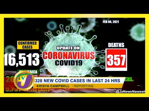 Jamaica Sees Shocking 328 New Covid Cases in 24hrs. February 6 2021