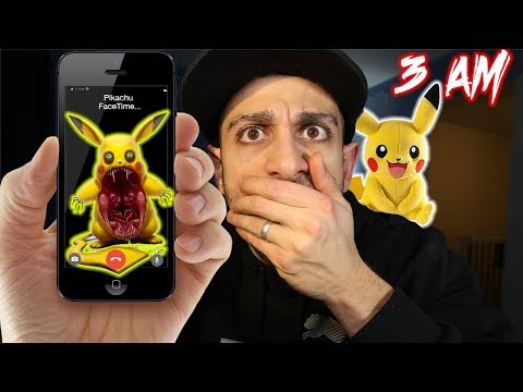 CALLING PIKACHU FROM POKEMON ON FACETIME AT 3 AM!! | DO NOT FACETIME PIKACHU AT 3:00 AM! Video