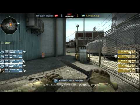 Western Wolves Vs. NiP-Gaming - Dreamhack Summer 2013 - CS:GO