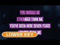Stronger Than Me (Karaoke Lower Key) - Amy Winehouse