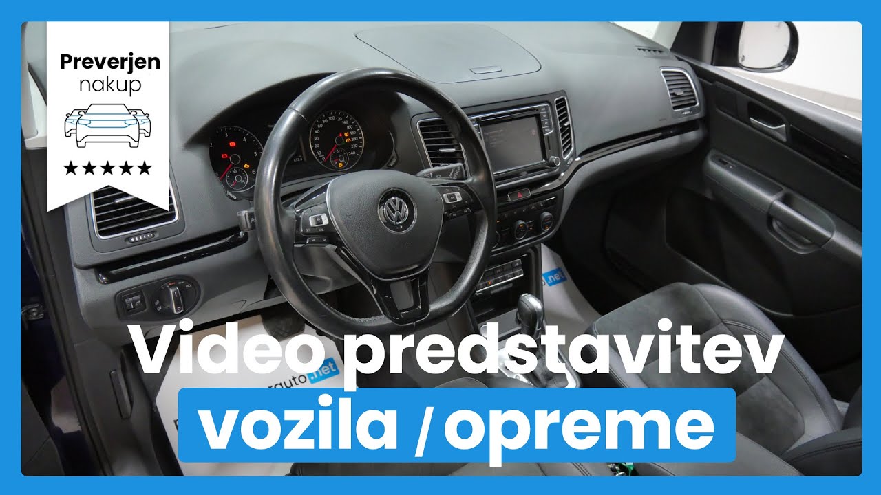 Volkswagen Sharan Highline 2.0 TDI DSG - VL.NAPRAVA - MEMORY