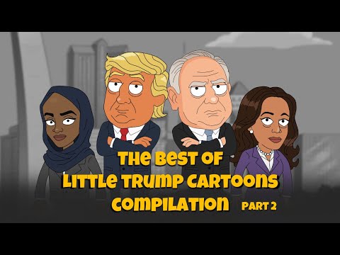 The Best Of Little Trump Cartoons Compilation Part-2  #donaldtrump #usa #cartoon #animation 