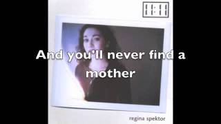 Regina Spektor - Love Affair [Instrumental with lyrics]