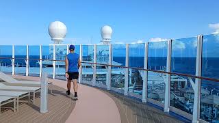 STAR PRINCESS DECK 19 WALKING TOUR! NEW CRUISE SHIP TOP DECK FIRST LOOK