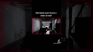 Black tusk throwing chairs now?