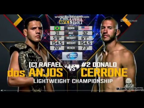 Rafael dos Anjos vs Donald Cerrone 2 Full Fight