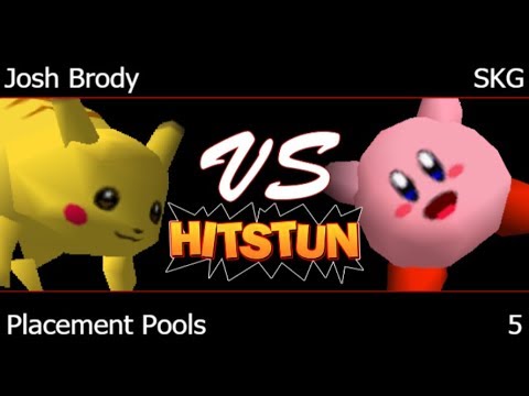 Hitstun 5 - Josh Brody (Pikachu) vs CTG | SKG (Kirby) Placement Pools - SSB64