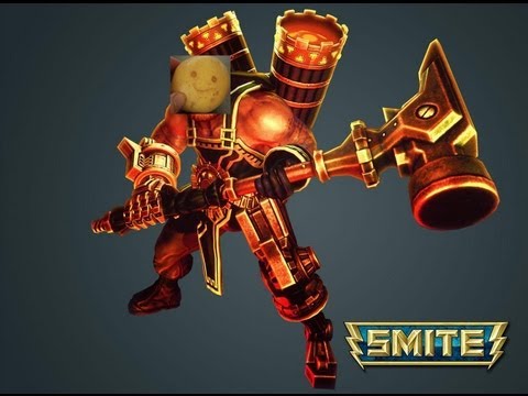 Smite Vulcan Gameplay The battle of left lane