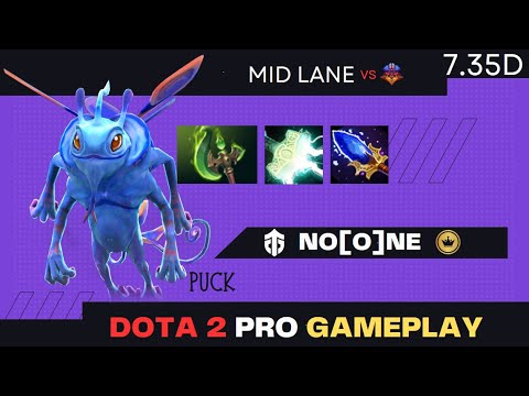 Noone - Puck Mid match MVP Special | Dota 2 Pro Gameplay - Full Game [Patch 7.35d]