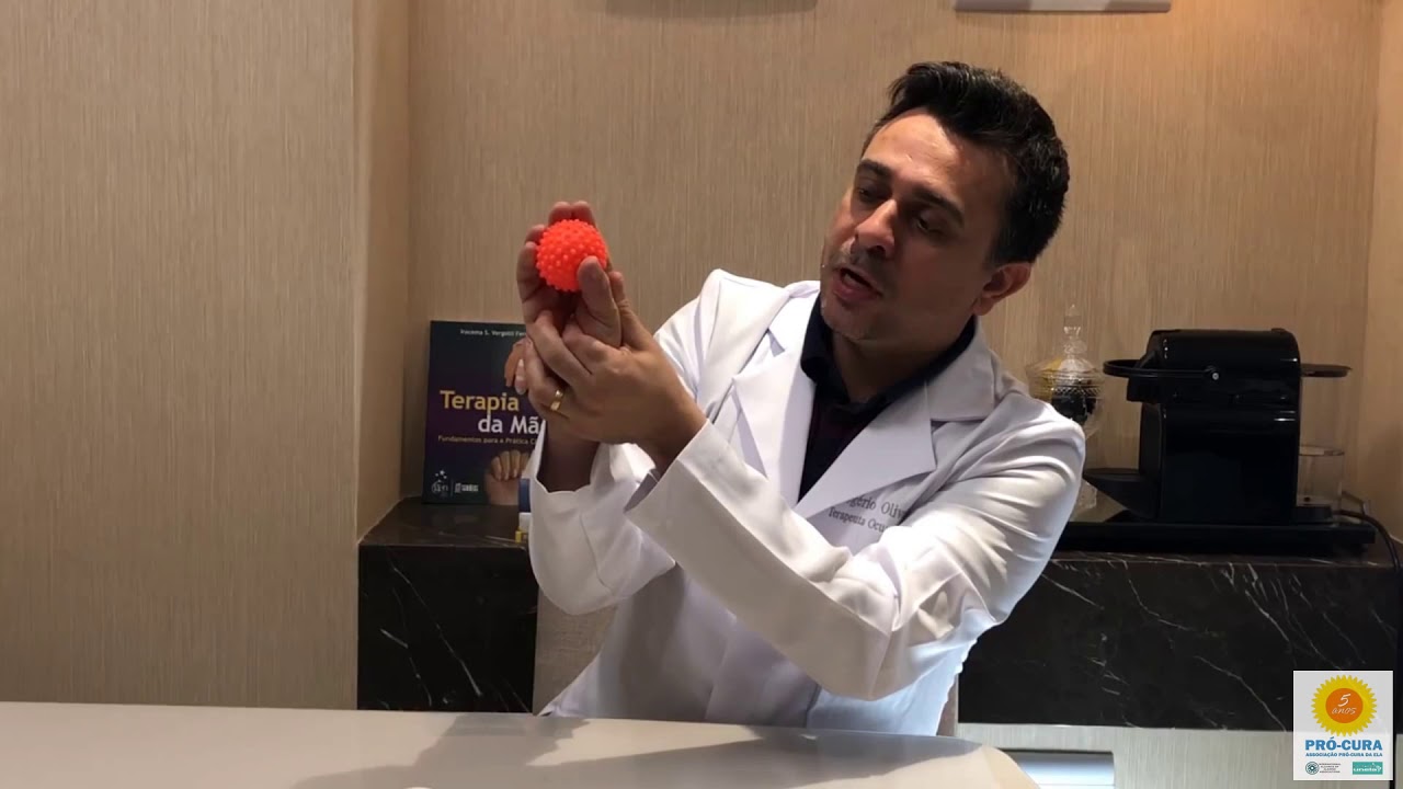 Exercício de  mão para a  Esclerose Amiotrófica Lateral / TO Parte 2