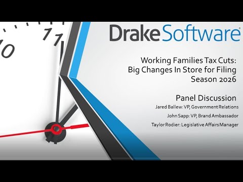 Accounting Webcast - Panel Discussion on the OBBBA Tax Bill. Drake Software - Nov. 2025