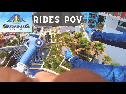 [4K] POV Rides of Genting SkyWorlds Theme Park
