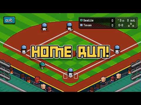 Pixel Pro Baseball Gameplay Seattle vs Texas Quick Game iOS - YouTube