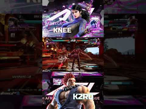 ATL 2022 TEKKEN 7 K2RO X3 RESET COMBO VS KNEE SHORT 😵😵!!