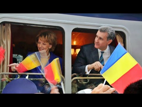 Trenul Regal in Gara din Cluj-Napoca / Familia Regala primita cu ceremonial militar.  2022