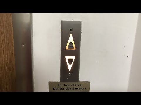 TRIANGLE BUTTON Westinghouse Traction Elevator at 147 North Craig St Apartments, Shadyside - PGH, PA