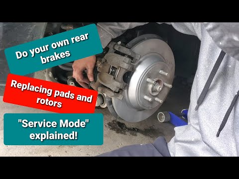 How To Replace Rear Brakes | Ford Edge (Service Mode)
