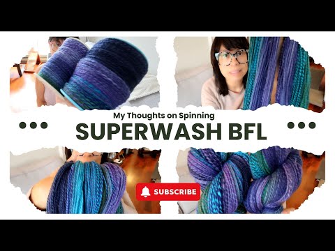 Spinning Superwash BFL on My Lendrum DT