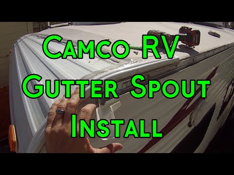 Camco Gutter Spout Install
