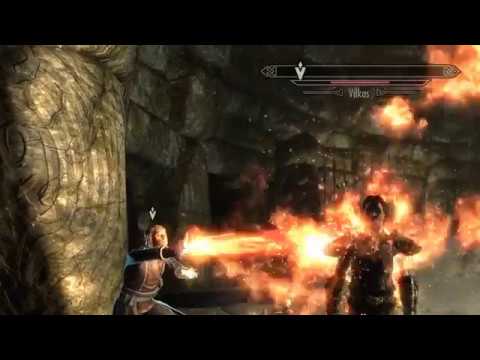 Vilkas is roasted by Tolfdir and does nothing for some reason