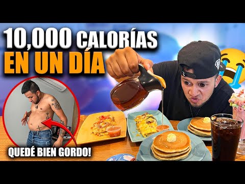 COMIENDO 10 MIL CALORIAS EN UN DIA😱 ¡RETO!