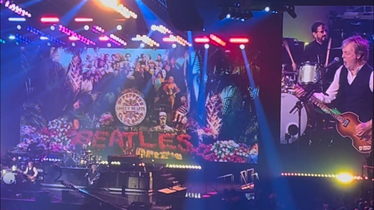 Paul McCartney with Ringo Starr and Ronnie Wood, The O2, London, 19 December 2024 - YouTube