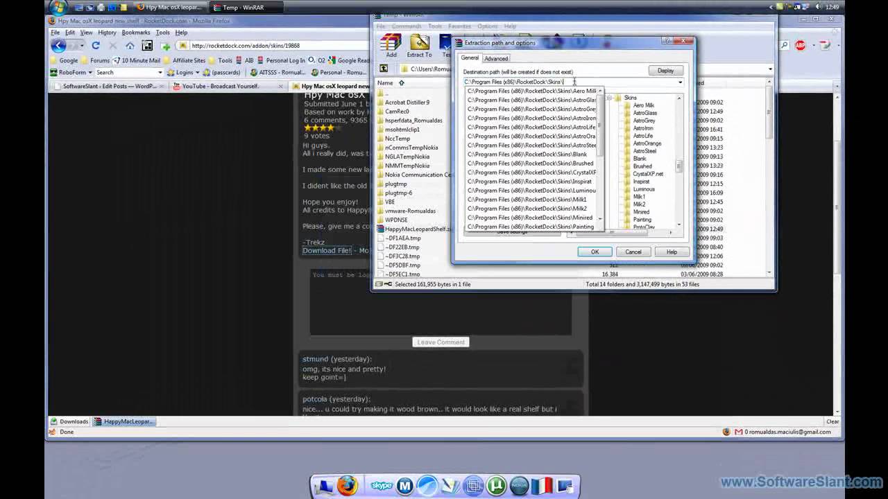 RocketDock Software Video Review by SoftwareSlant com