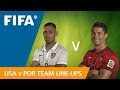 USA v. Portugal - Teams Announcement