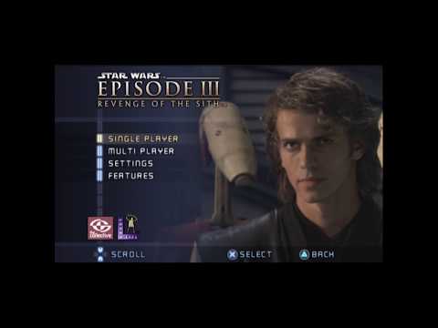 Star Wars: Episode III – Revenge of the Sith (PS2/XBox) Main Menu