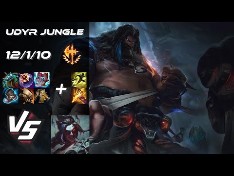 JUNGLE Udyr vs Kayn - NA Grandmaster Patch 25.S1.6