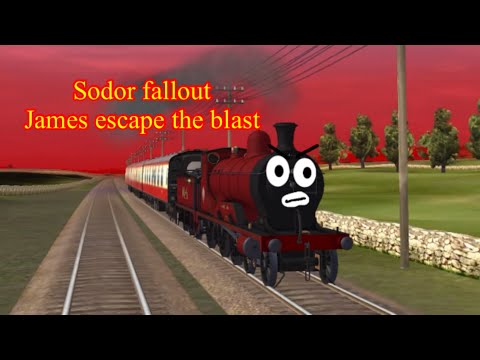 Sodor fallout James escape the blast (Trainz driver 2)