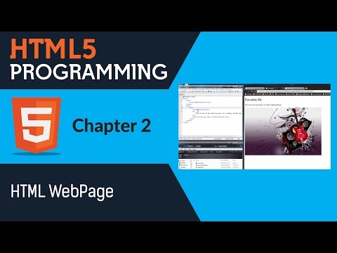 Learn Html5 Programming | Html5 for Beginners - Chapter 2 - HTML WebPage