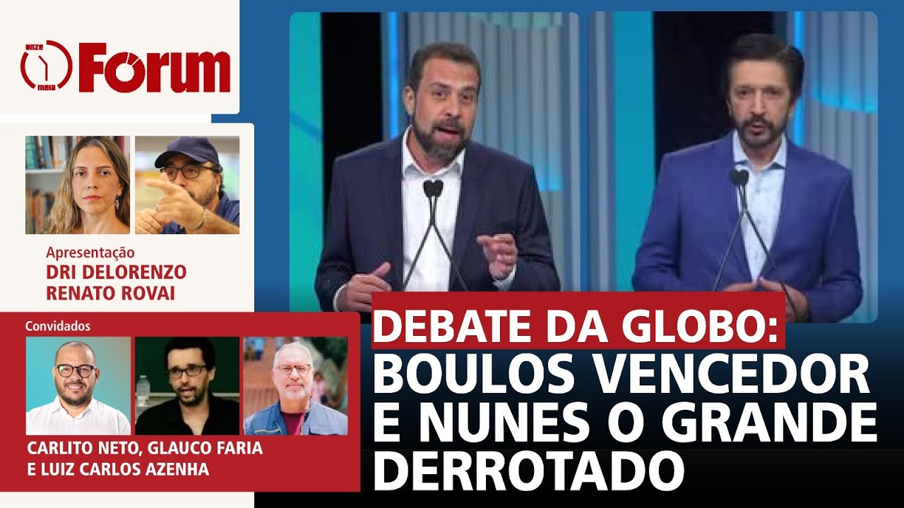 DEBATE DA GLOBO: Boulos vencedor e Nunes o grande derrotado | Novo Datafolha | 04.10.24