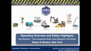 preview picture of video 'Ithaca NY - Top 9 Construction Equipment Rental Items - Operating and Safety Highlights'